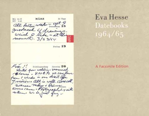 Datebooks, 1964 65: A Facsimile Edition