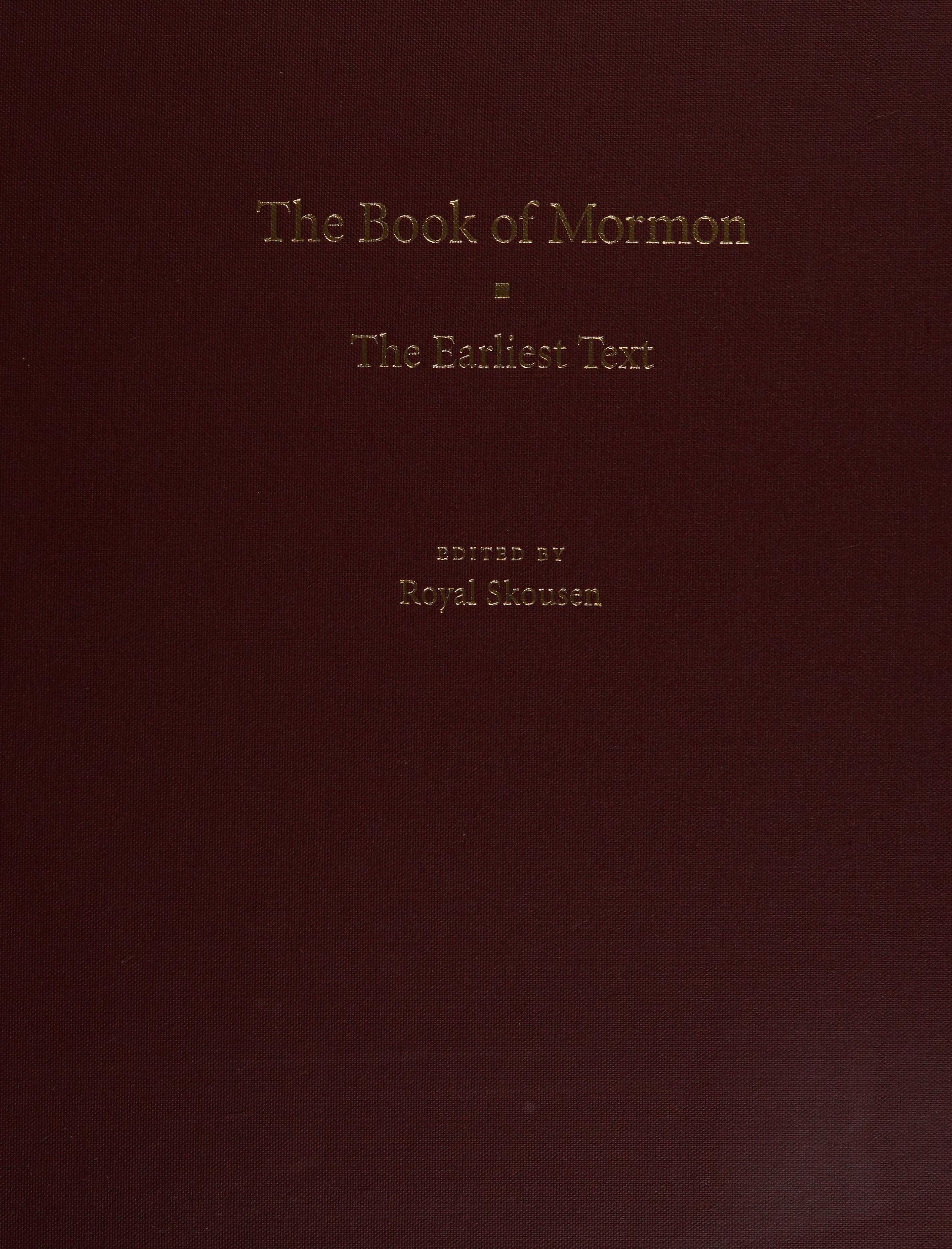The Book of Mormon