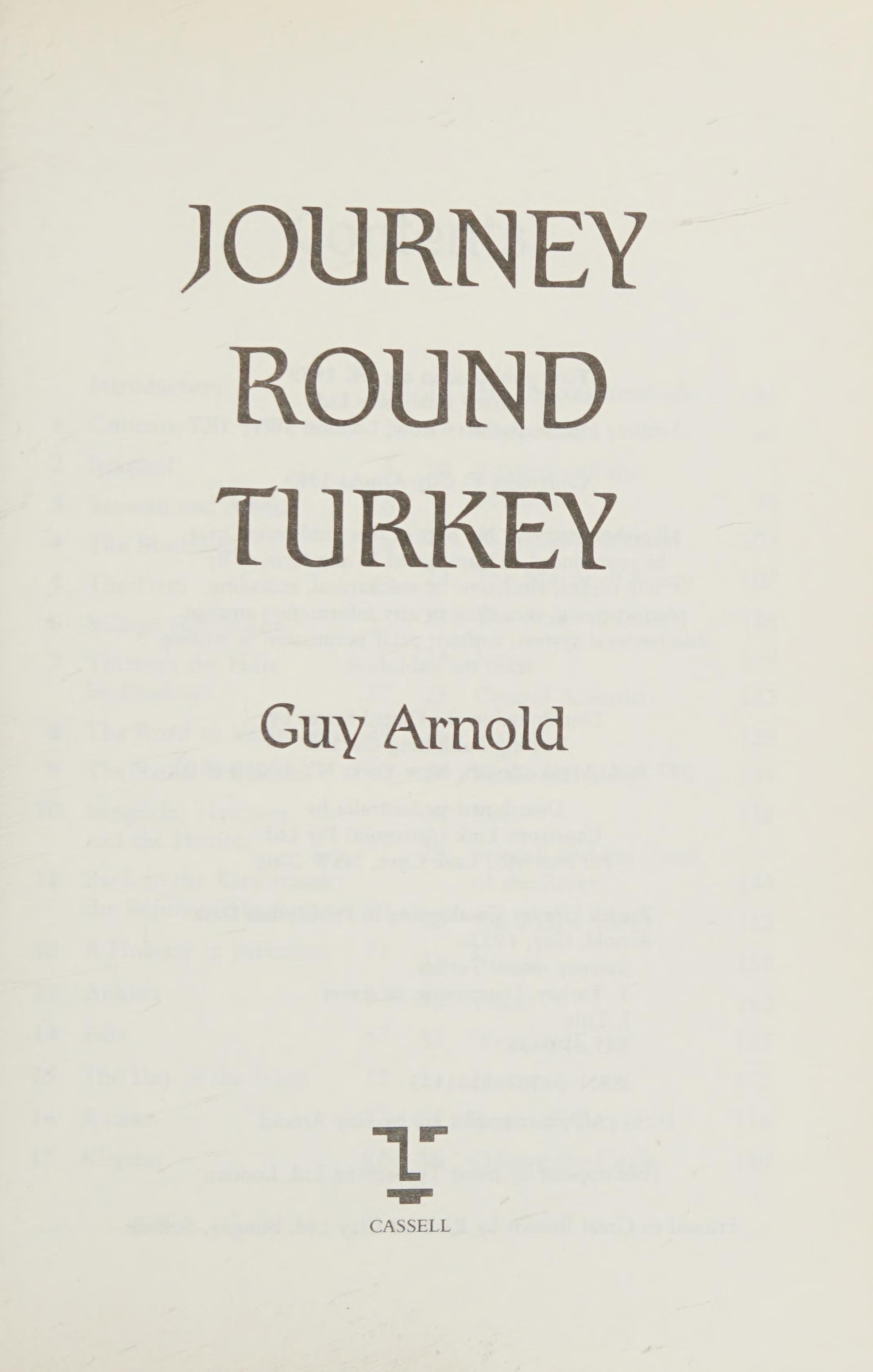 Journey Round Turkey