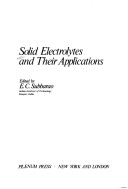 Solid Electrolytes and Their Applications