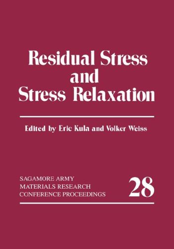 Residual Stress And Stress Relaxation