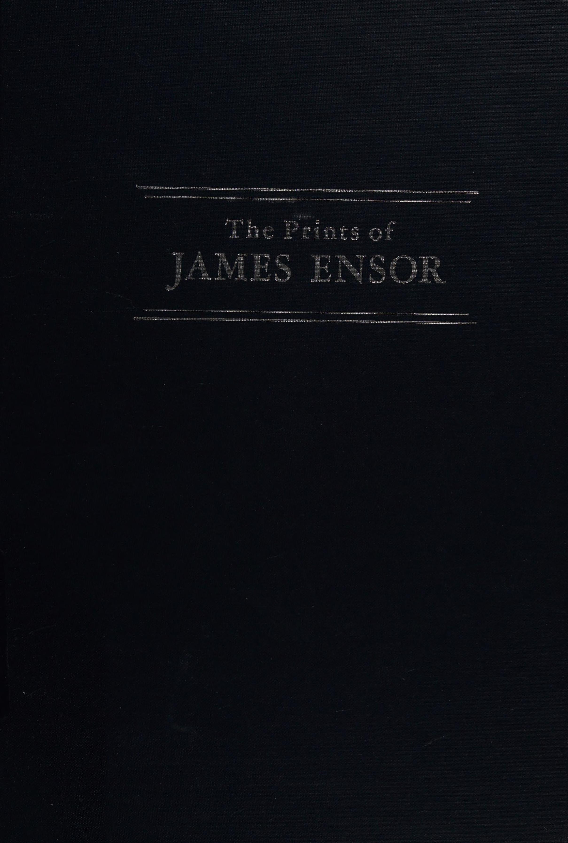 The Prints Of James Ensor