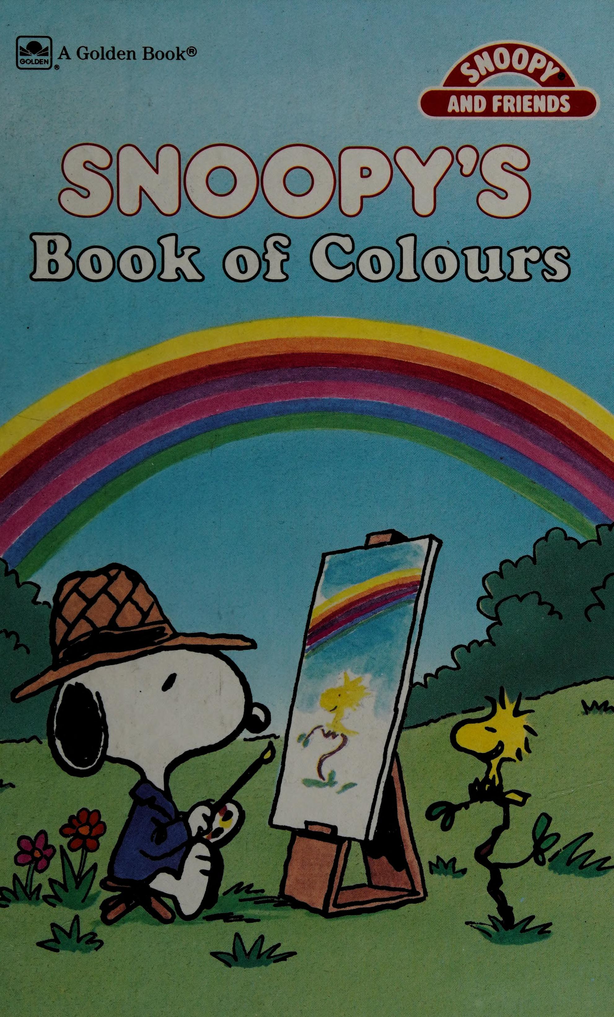 Snoopy's Book of Colors Concept