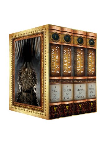 The George R.R. Martin Song of Ice and Fire Hardcover Box Set Featuring a Game of Thrones, a Clash of Kings, a Storm of Swords, and a Feast for Crows by George R.R.Martin, ISBN 9780307292131