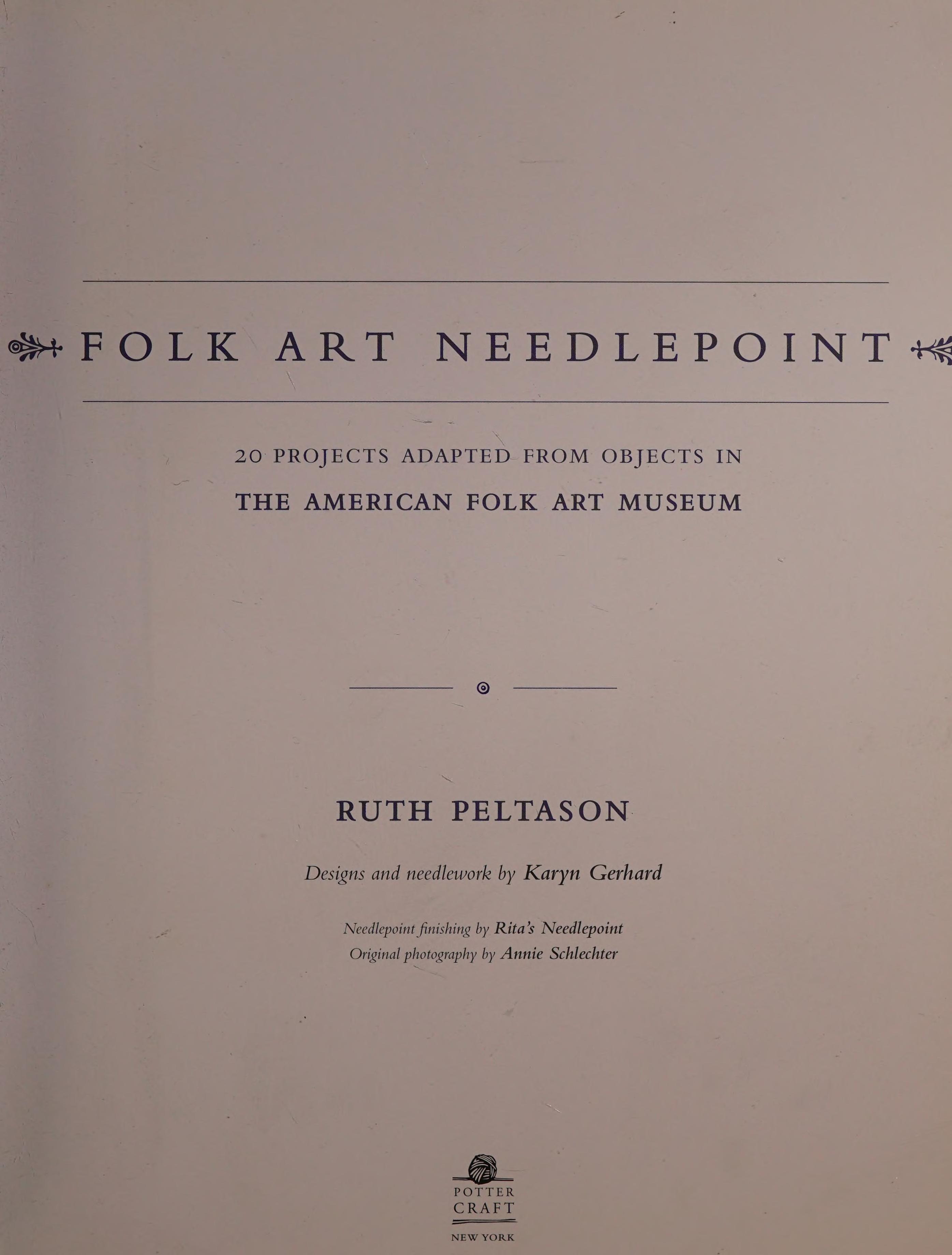 Folk Art Needlepoint