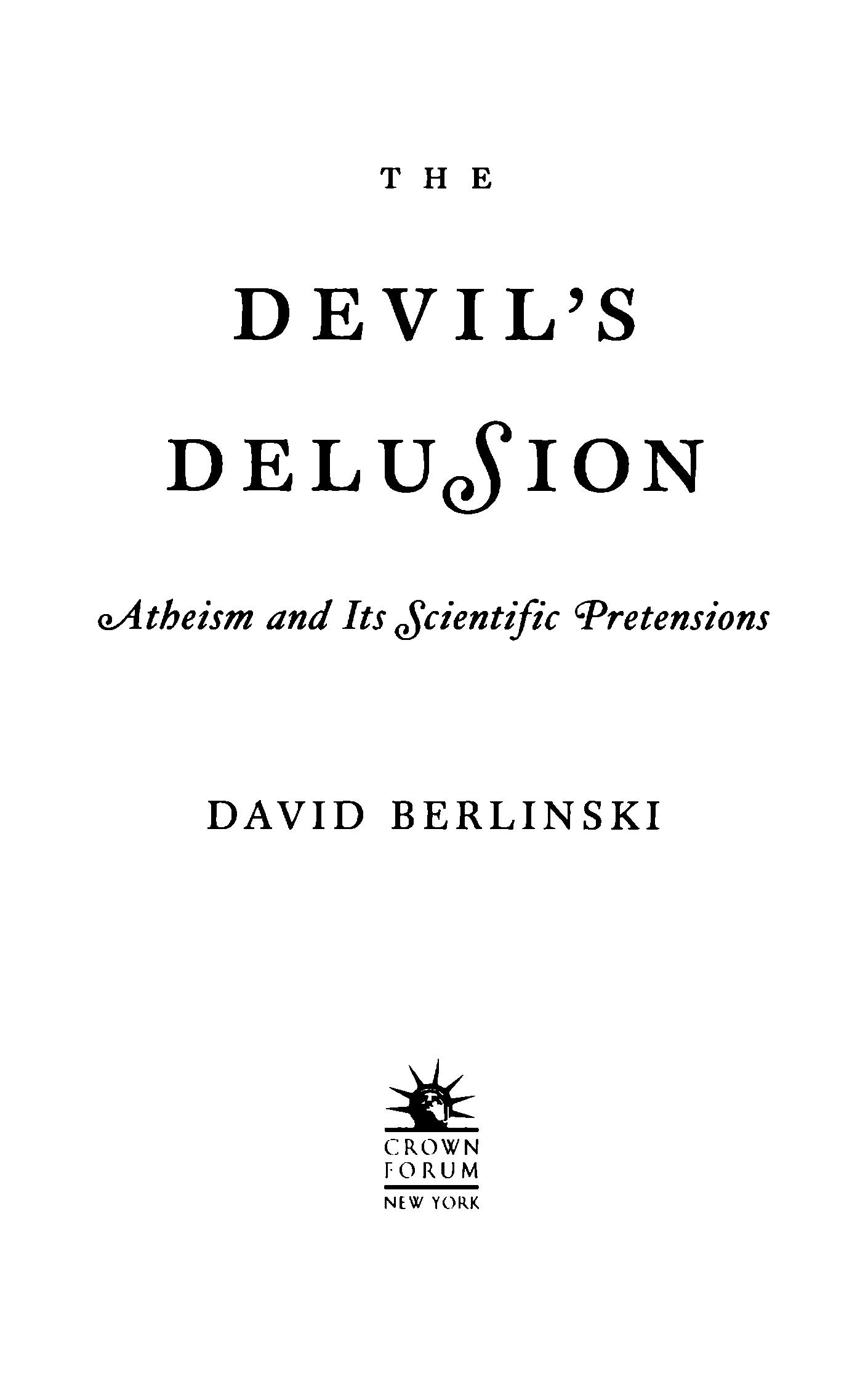 The Devil`S Delusion