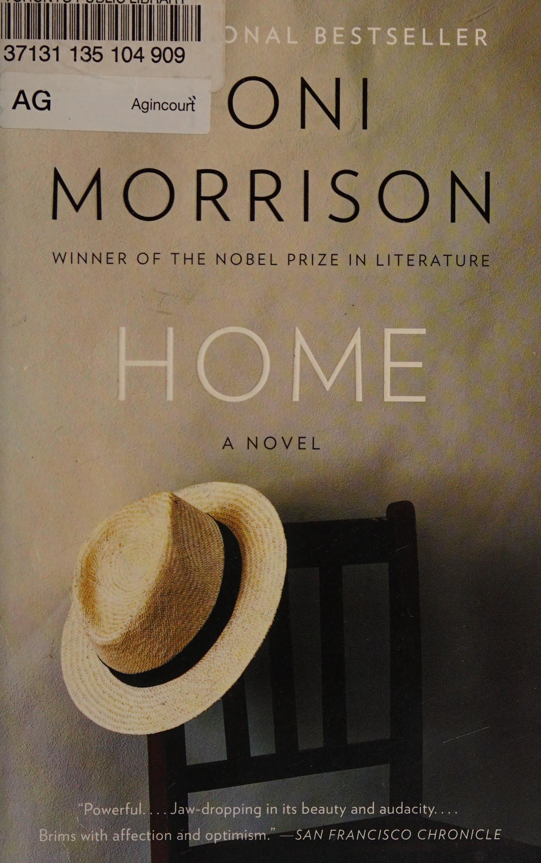 Home by Toni Morrison, ISBN 9780307399731