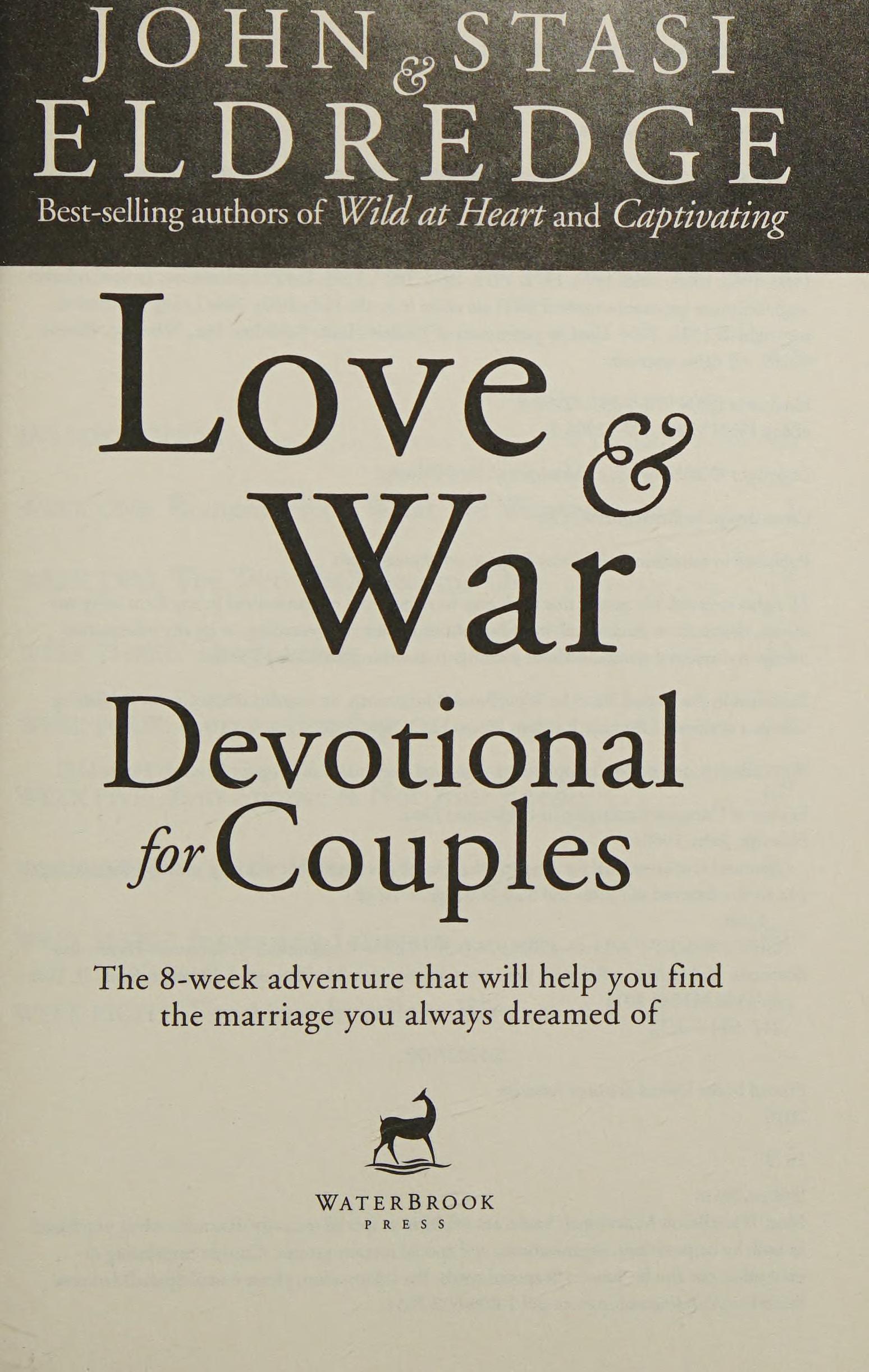 Love and War Devotional for Couples