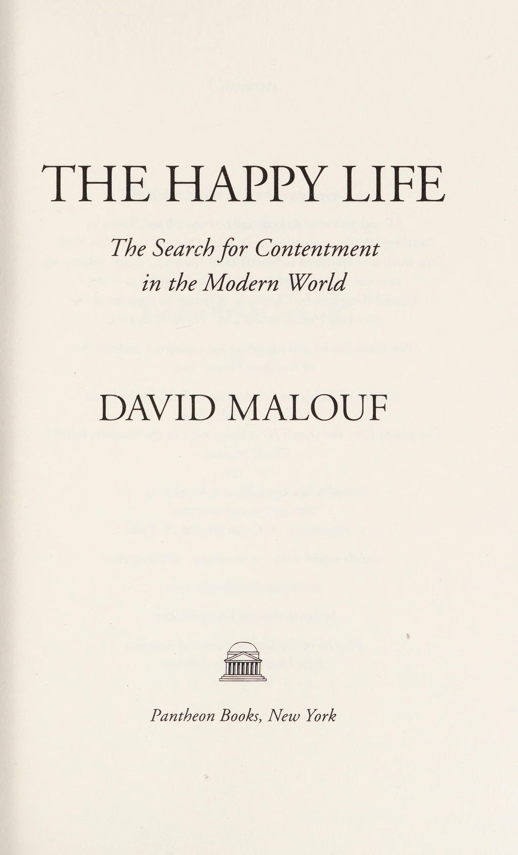 The Happy Life