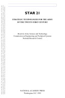 STAR 21: Strategic Technologies For The Army Of The Twenty-First Century
