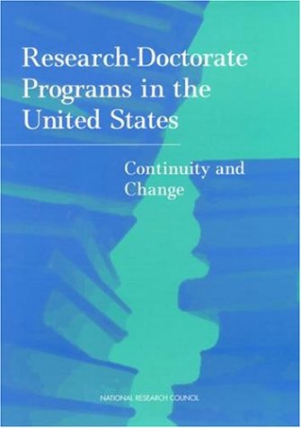 Research Doctorate Programs in the United States