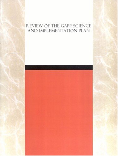 Review of the Gapp Science and Implementation Plan
