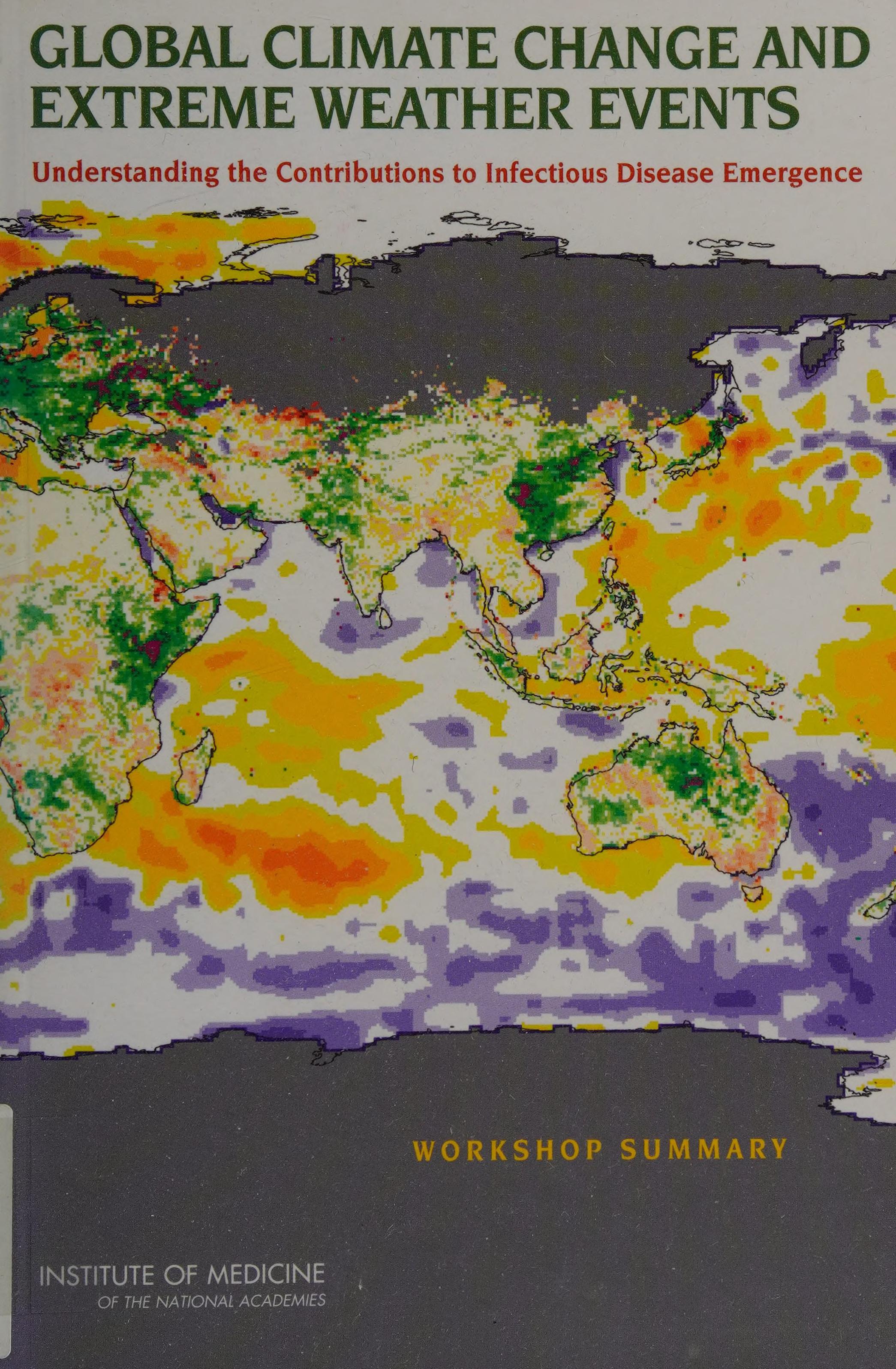 Global climate change and extreme weather events