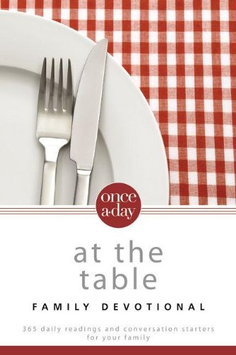NIV, Once-a-Day at the Table Family Devotional, Paperback