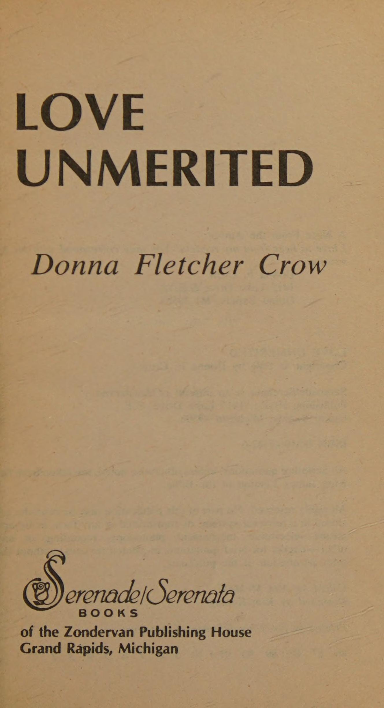 Love Unmerited