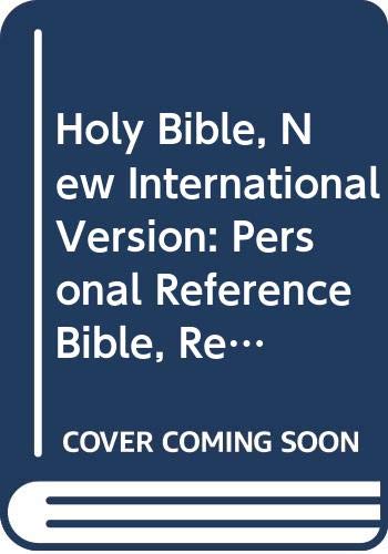 Holy Bible, New International Version: Personal Reference Bible, Red Letter, Black Bonded Leather
