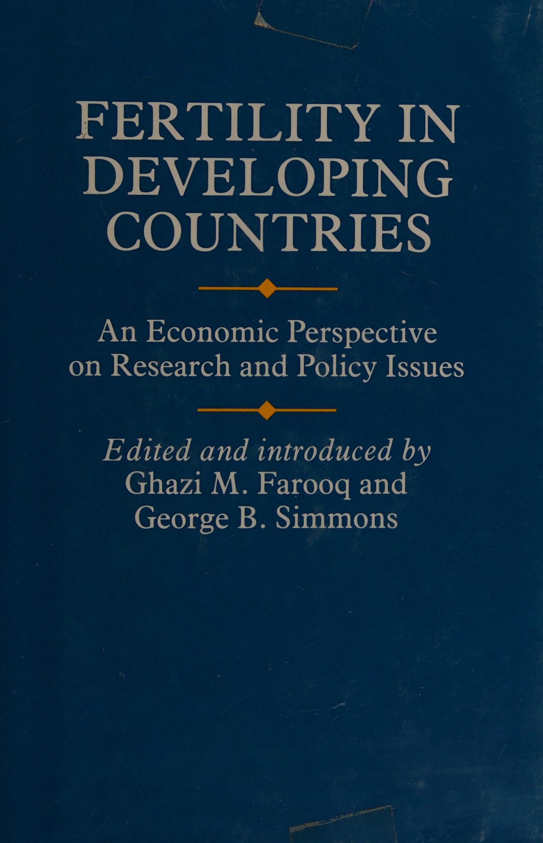 Fertility in Developing Countries