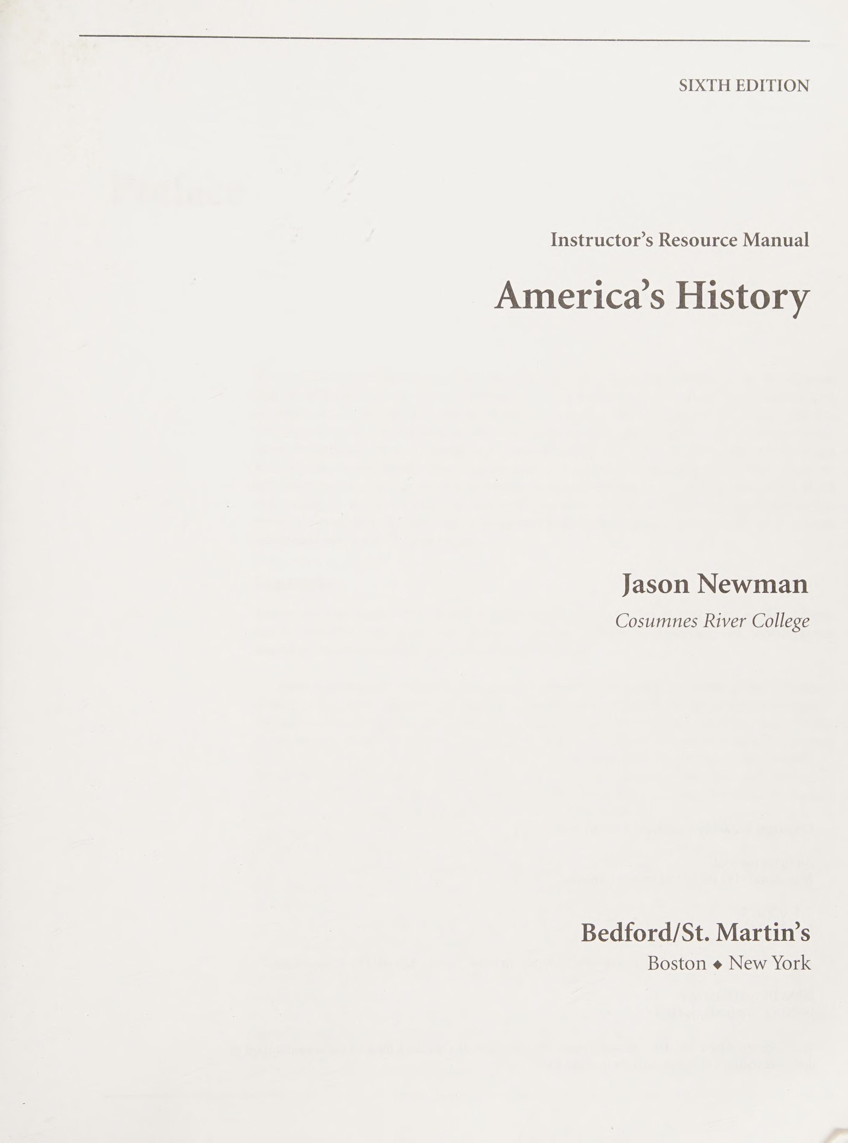 Instructor's Resource Manual
