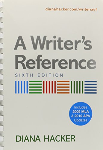 Writer's Reference 6e with 2009 MLA and 2010 APA Updates & I-Cite