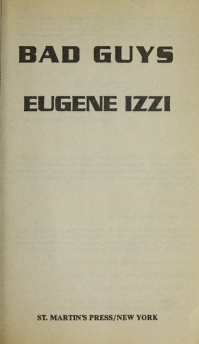 Bad Guys Mean Streets