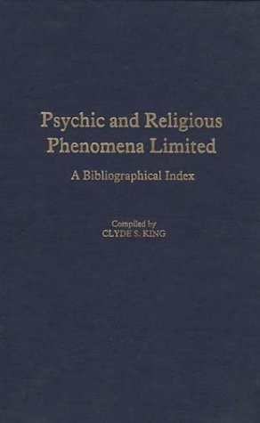 Psychic And Religious Phenomena Limited