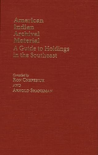 American Indian Archival Material