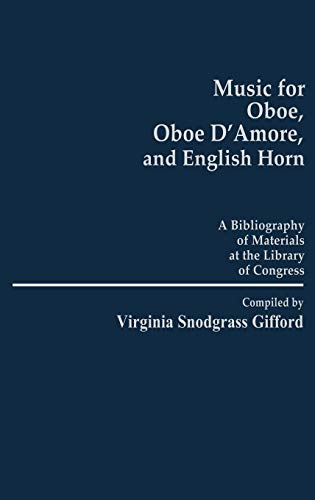 Music For Oboe, Oboe D'Amore, And English Horn