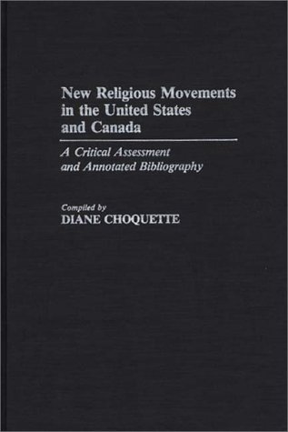 New Religious Movements In The United States And Canada
