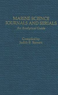 Marine Science Journals and Serials