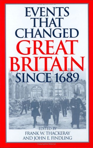Events that changed Great Britain since 1689