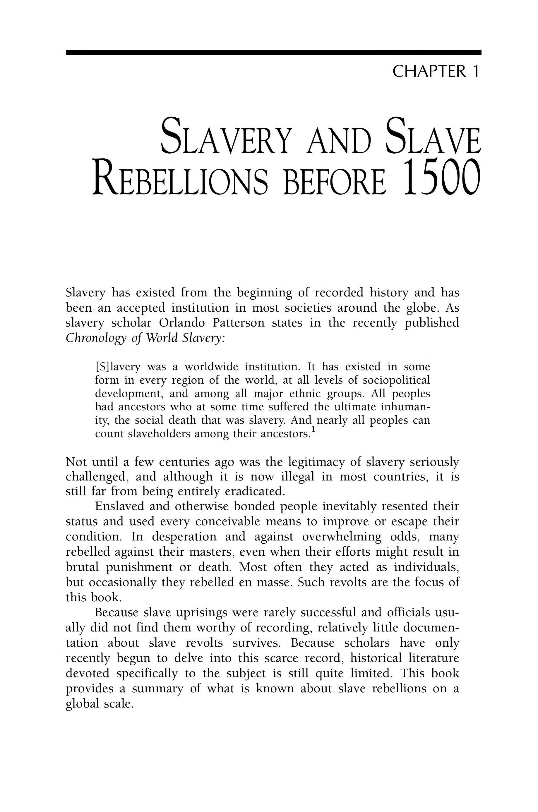Slave Revolts