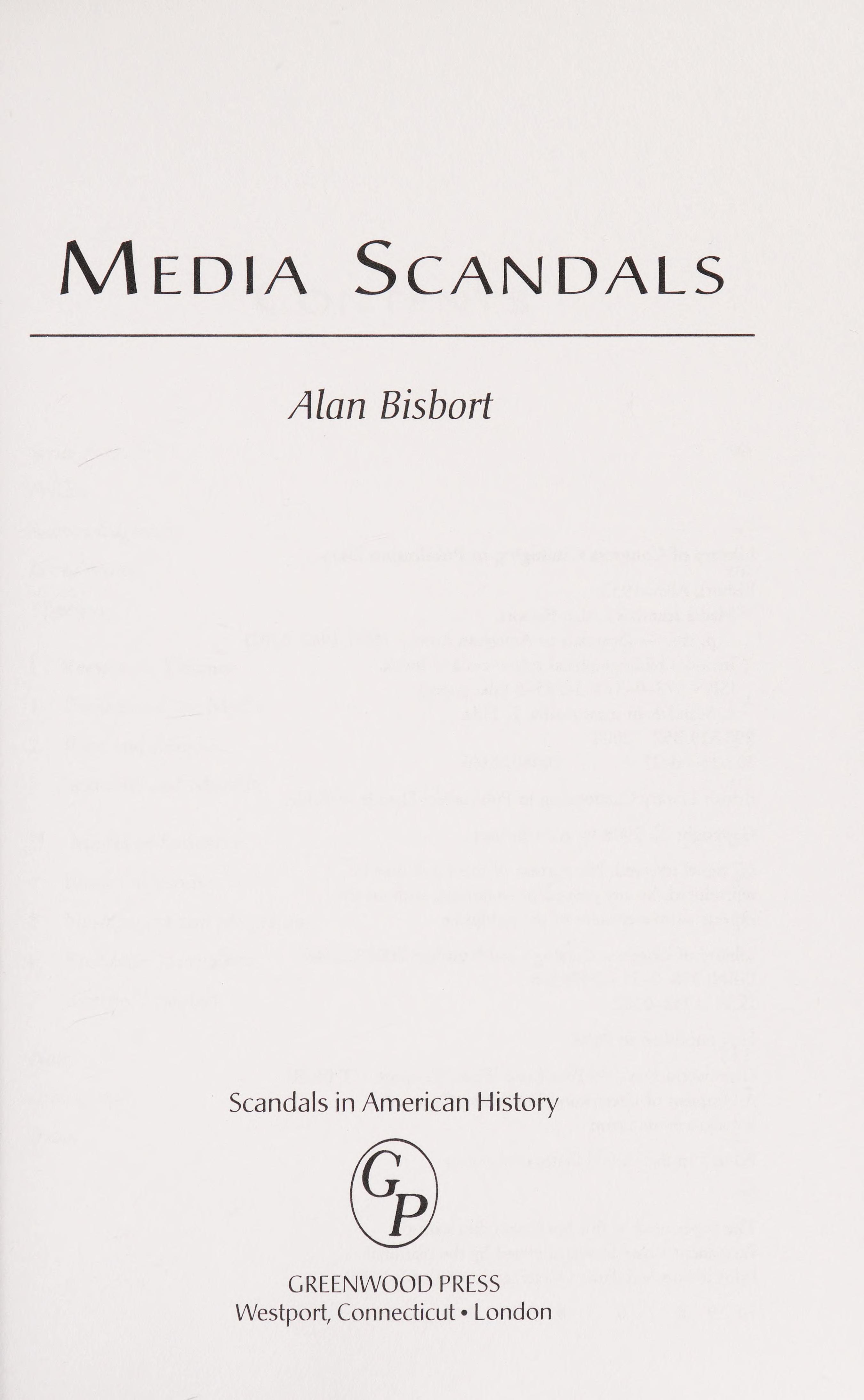 Media Scandals