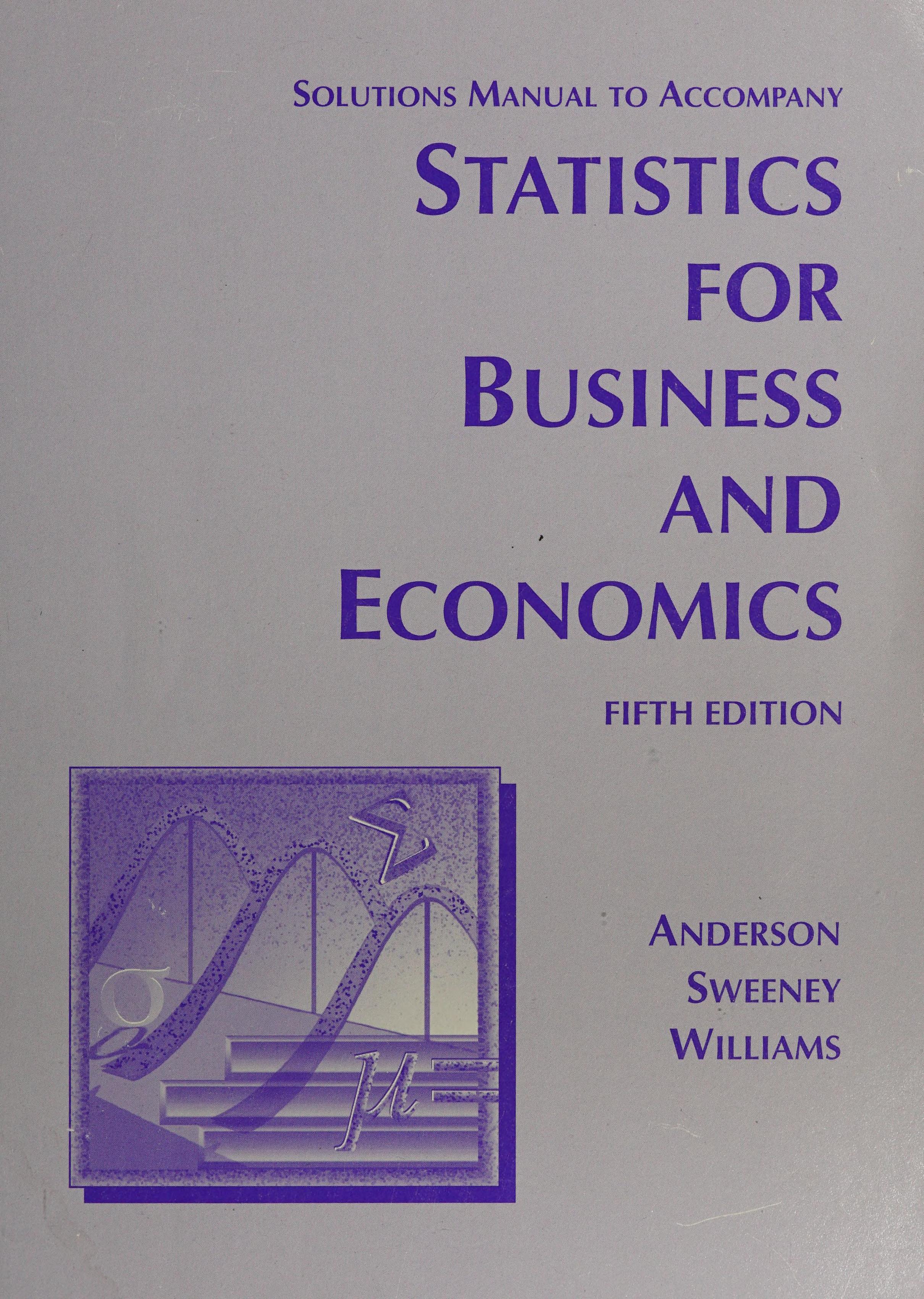 Statistical Business Economics 5