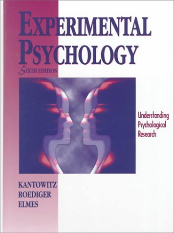 Experimental Psychology: Understanding Psychological Research