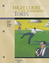 High Court Case Summaries on Torts