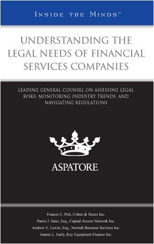 Understanding the Legal Needs of Financial Services Companies
