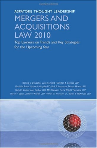 Mergers and Acquisitions Law 2010