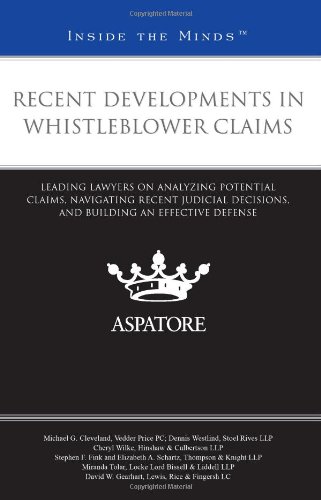 Recent Developments in Whistleblower Claims