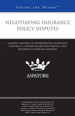 Negotiating Insurance Policy Disputes