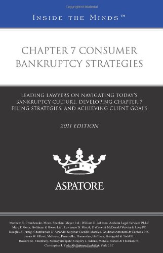 Chapter 7 Consumer Bankruptcy Strategies