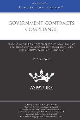 Government Contracts Compliance, 2011 Ed