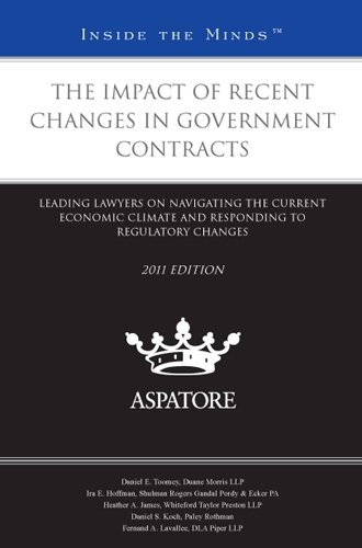 The Impact of Recent Changes in Government Contracts