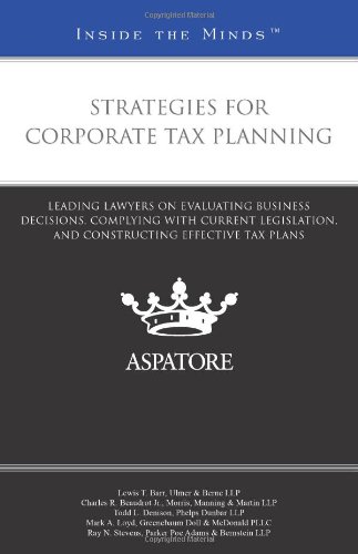 Strategies for Corporate Tax Planning