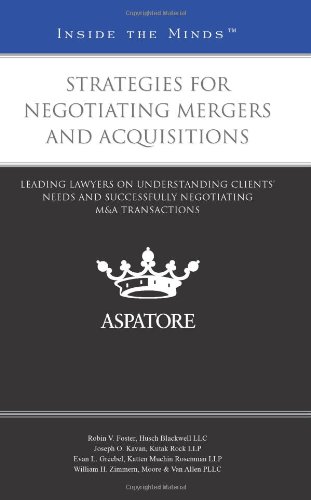 Strategies for Negotiating Mergers and Acquisitions