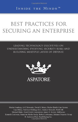 Best Practices For Securing An Enterprise: Leading Technology Executives On Understanding Evolving Security Needs And Building Multiple Layers Of Defense