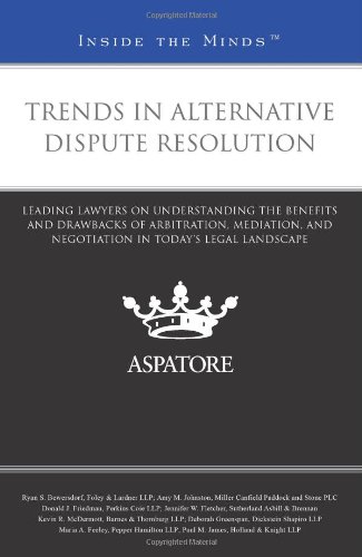 Trends in Alternative Dispute Resolution