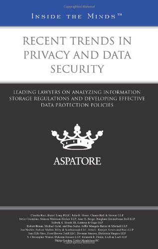 Recent Trends in Privacy and Data Security
