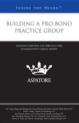 Building a Pro Bono Practice Group