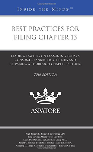 Best Practices for Filing Chapter 13, 2016 Ed