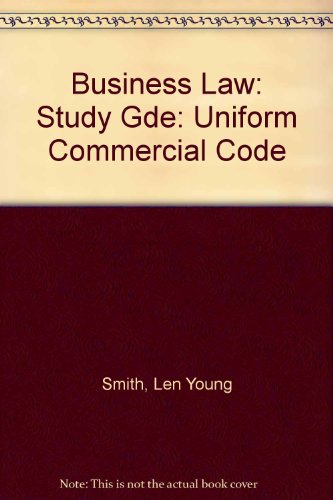 Business Law Uniform Commercial Code
